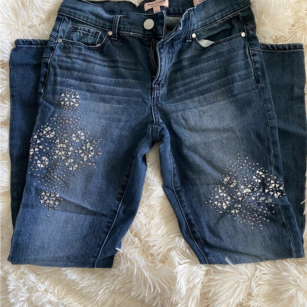 Juicy Couture Skinny Jeans with Bling - Picture 2 of 6